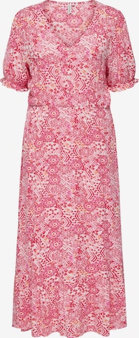 Robe 'CHIANTI' ONLY Carmakoma en rose : devant