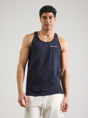 Champion Authentic Athletic Apparel Tričko – modrá: přední strana