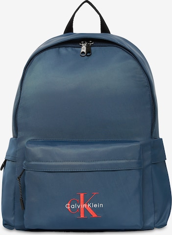 Calvin Klein - Mochila 'Bold' en azul: frente
