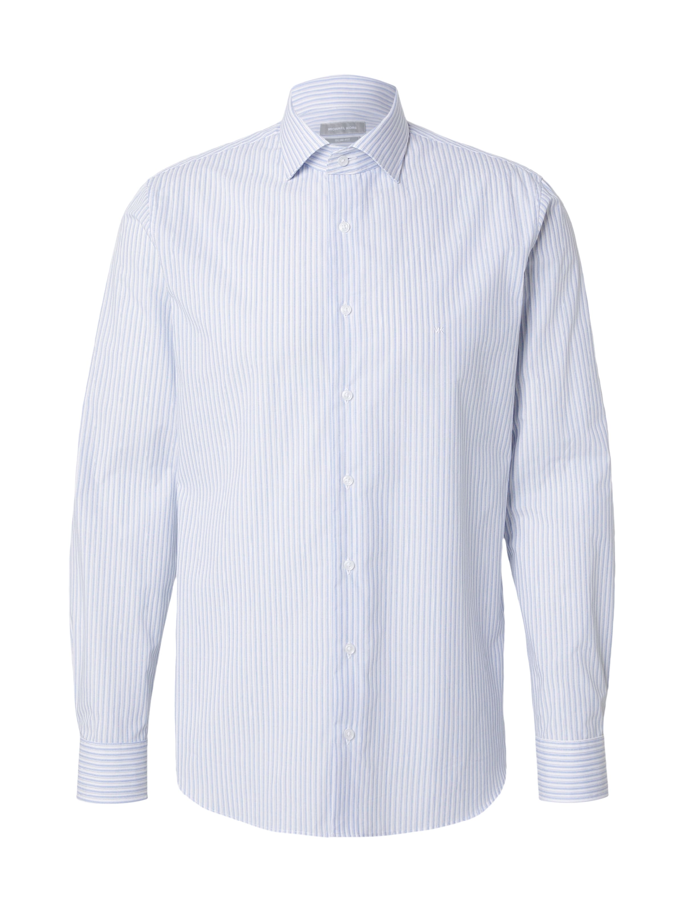 Michael Kors Regular fit Overhemd in Blauw: voorkant