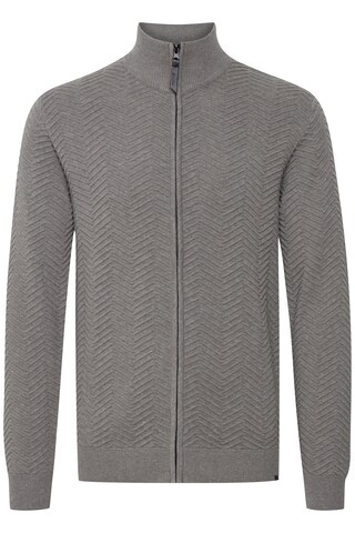 INDICODE JEANS Knit Cardigan 'Banjamino' in Grey