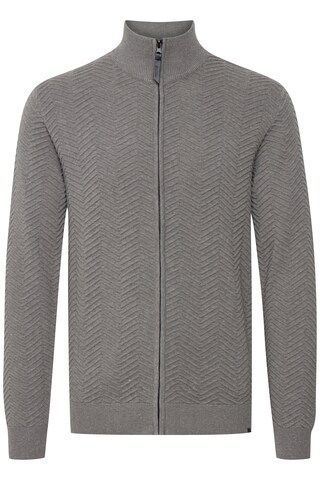 INDICODE JEANS Strickjacke 'Banjamino' in Grau