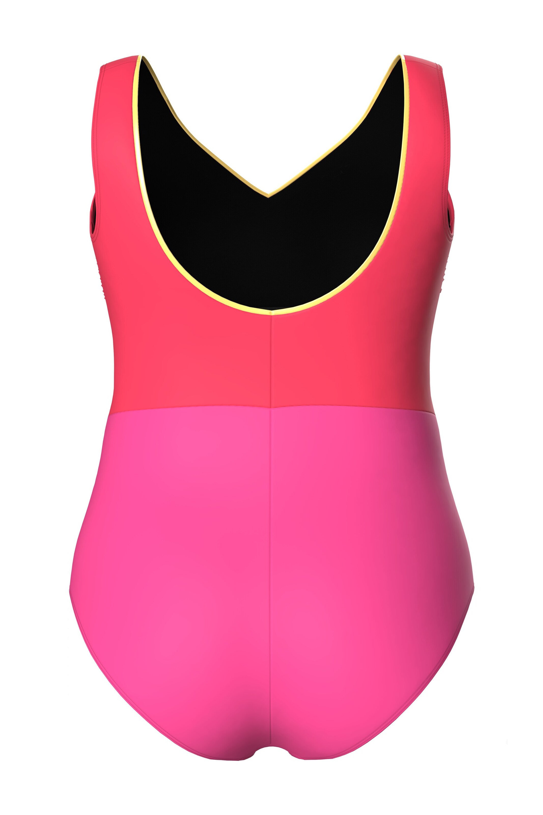 Ulla Popken Bustier Badpak in Roze