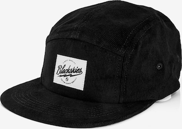 Blackskies Cap 'Fenrir' in Schwarz: Vorderseite