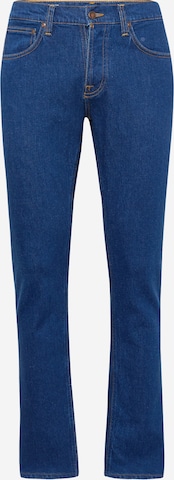 Nudie Jeans Co Slimfit Jeans 'Grim Tim' in Blauw: voorkant