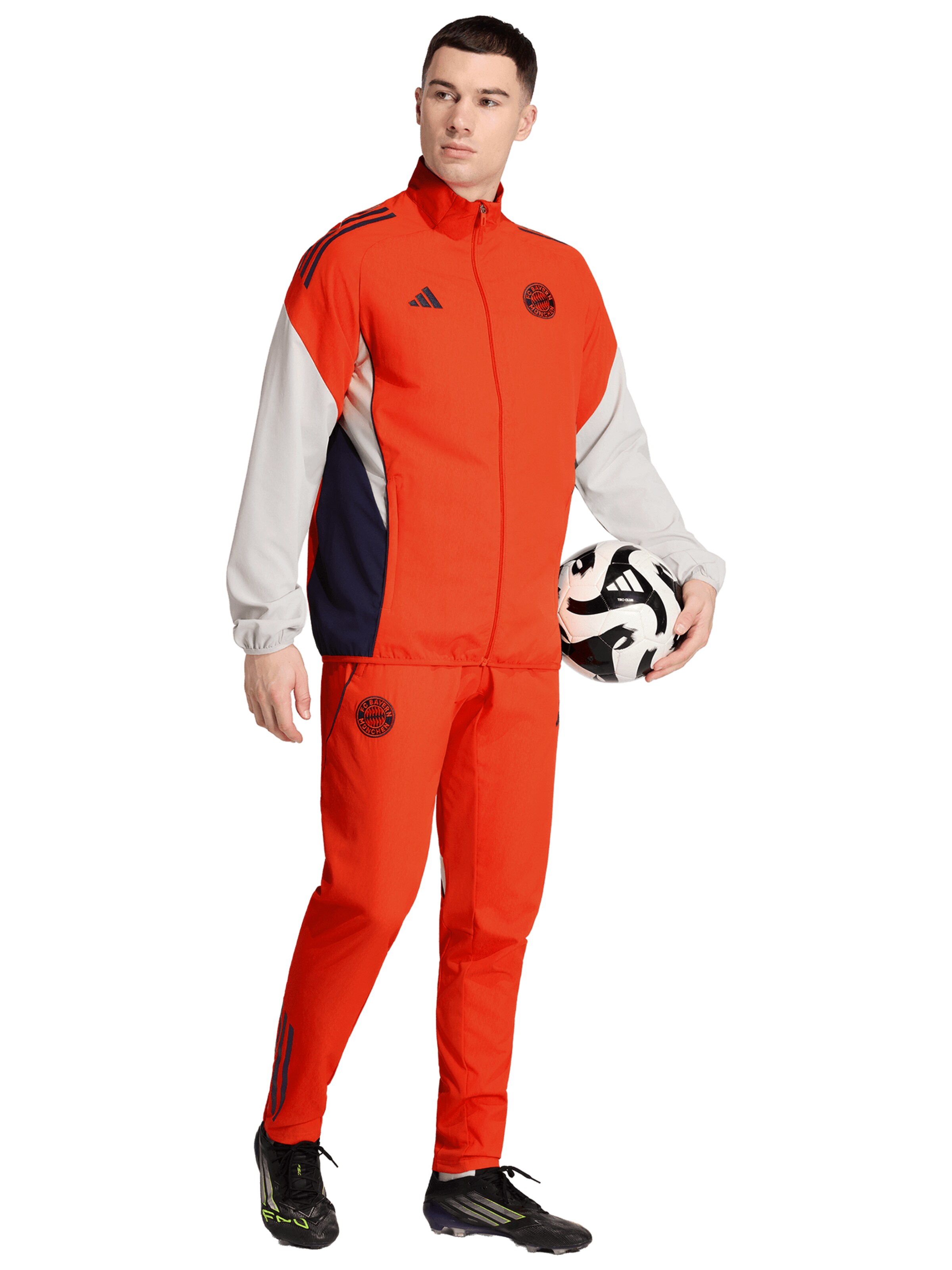 ADIDAS PERFORMANCE Regular Sports trousers 'FC Bayern München 2025/2026 Tiro25 Competition' in Red