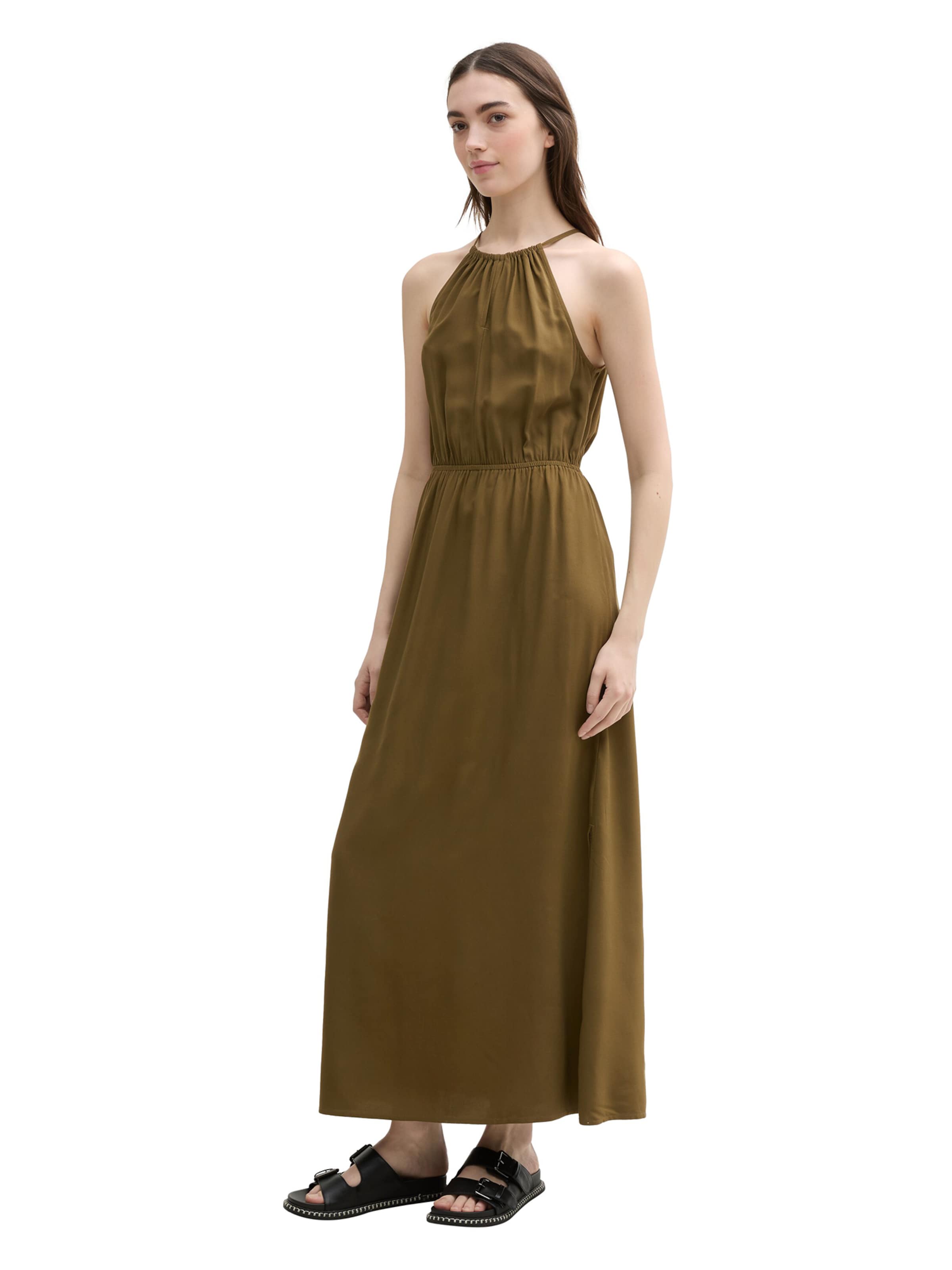 TOM TAILOR DENIM Kleid in Grün