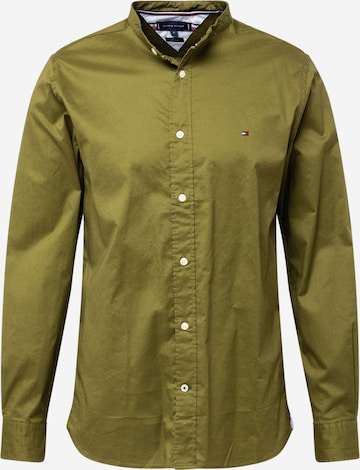 Chemise TOMMY HILFIGER en vert : devant