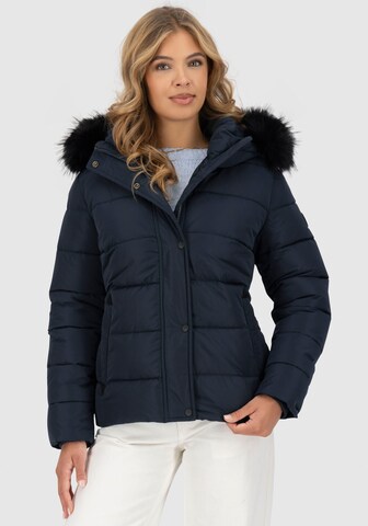 alife & kickin Between-Season Jacket in Blue: front