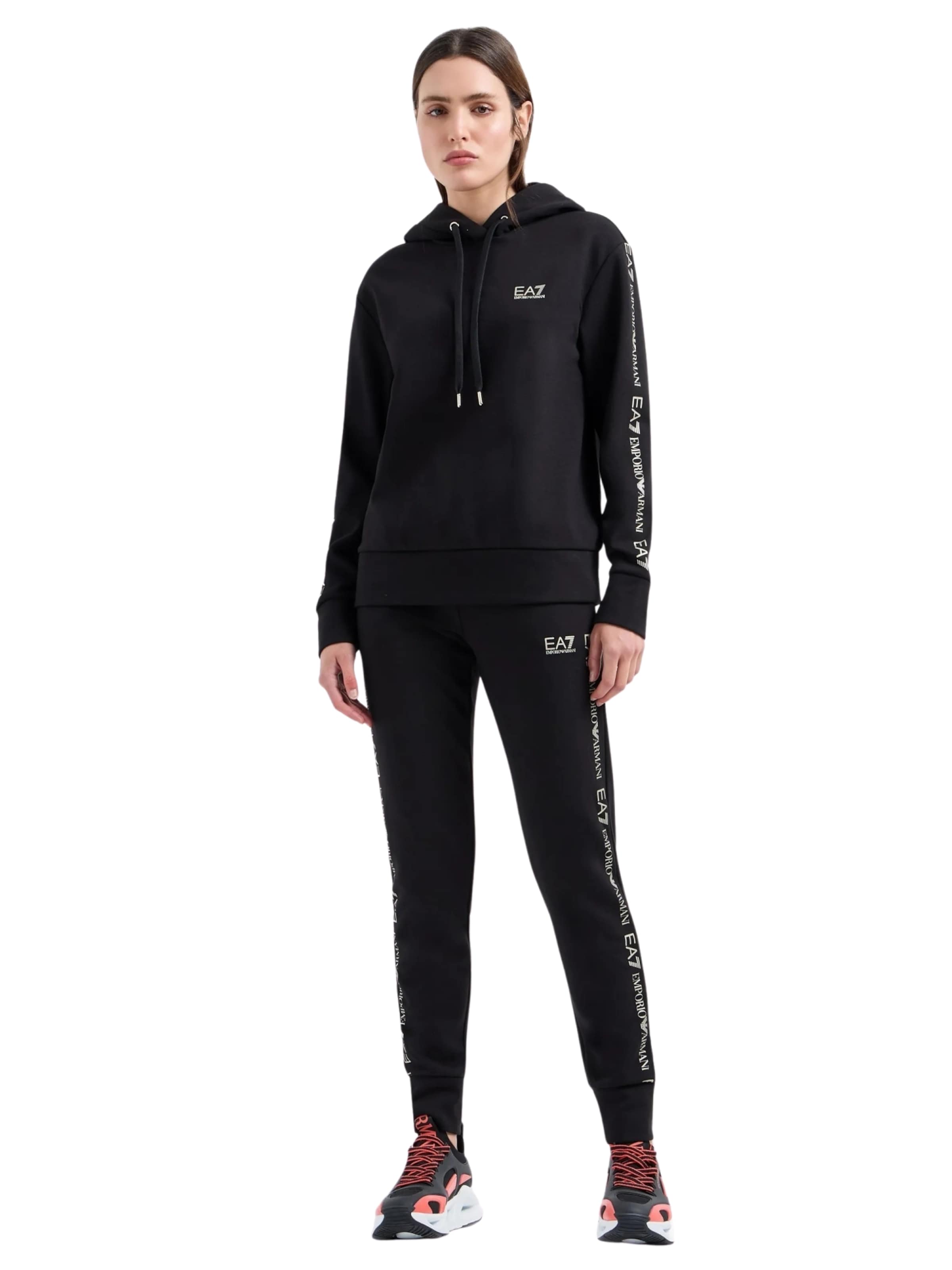 Emporio Armani Joggingová súprava - Čierna: predná strana