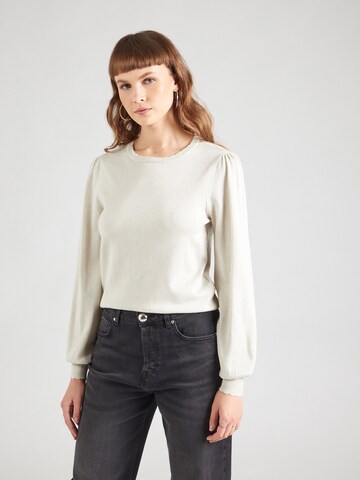 VERO MODA Tröja 'HAPPYSHINE' i beige: framsida