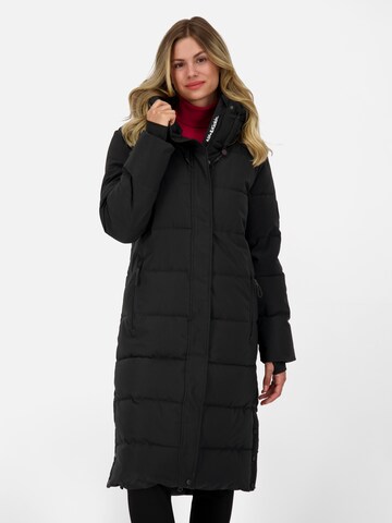 Alife and Kickin Winter Coat 'Katia' in Black: front