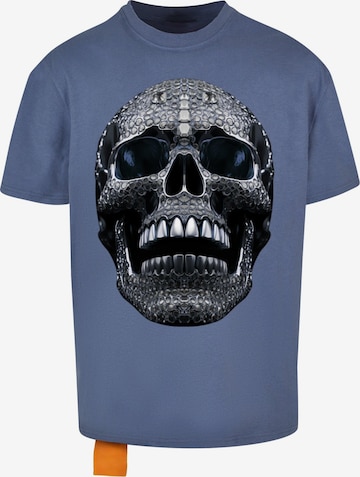 T-Shirt 'Diamond Skull' Forgotten Faces en bleu : devant