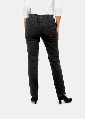 Goldner Regular Jeans 'Martha' in Schwarz