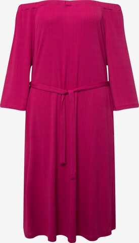 Ulla Popken Cocktail Dress in Pink: front