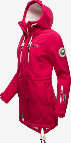 MARIKOO Λειτουργικό παλτό 'Zimtzicke' σε ροζ