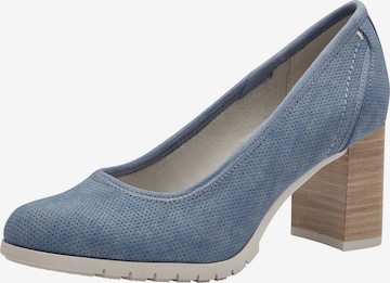 s.Oliver Pumps in Blauw: voorkant