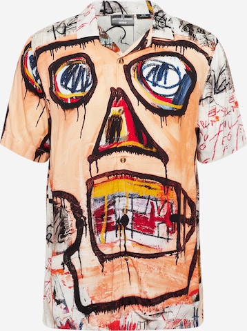 Cotton On Regular fit Button Up Shirt 'Basquiat' in Orange: front