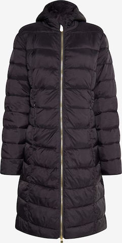 faina Winter Coat in Black: front