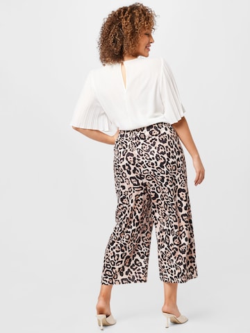 River Island Plus Wide leg Παντελόνι σε καφέ