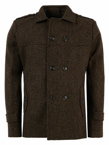 Buratti Winter Coat 'Buratti' in Brown: front