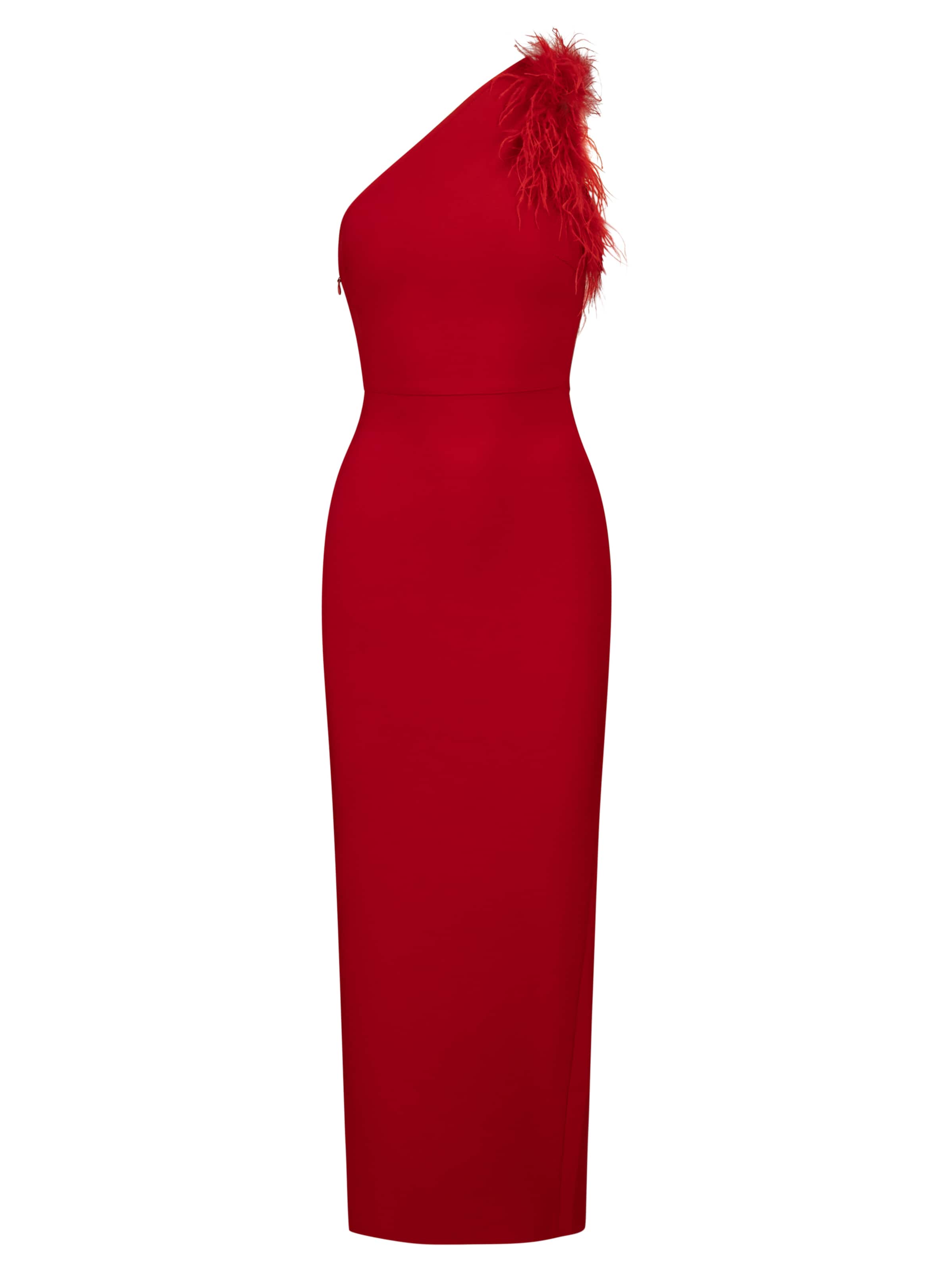 Kraimod - Vestido de noche en rojo: frente