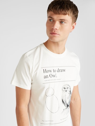 DEDICATED. Shirt 'Stockholm How to Draw an Owl' in White