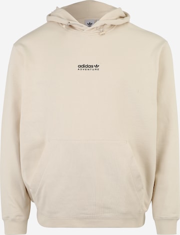 ADIDAS ORIGINALS Sweatshirt 'Adventure' in Beige: voorkant