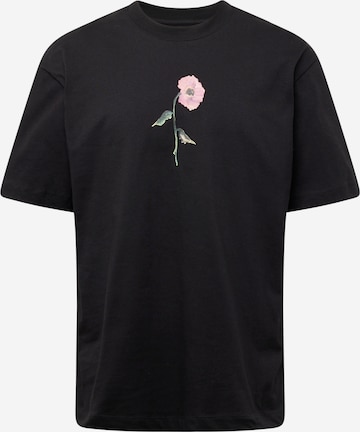 TOPMAN T-shirt i svart: framsida