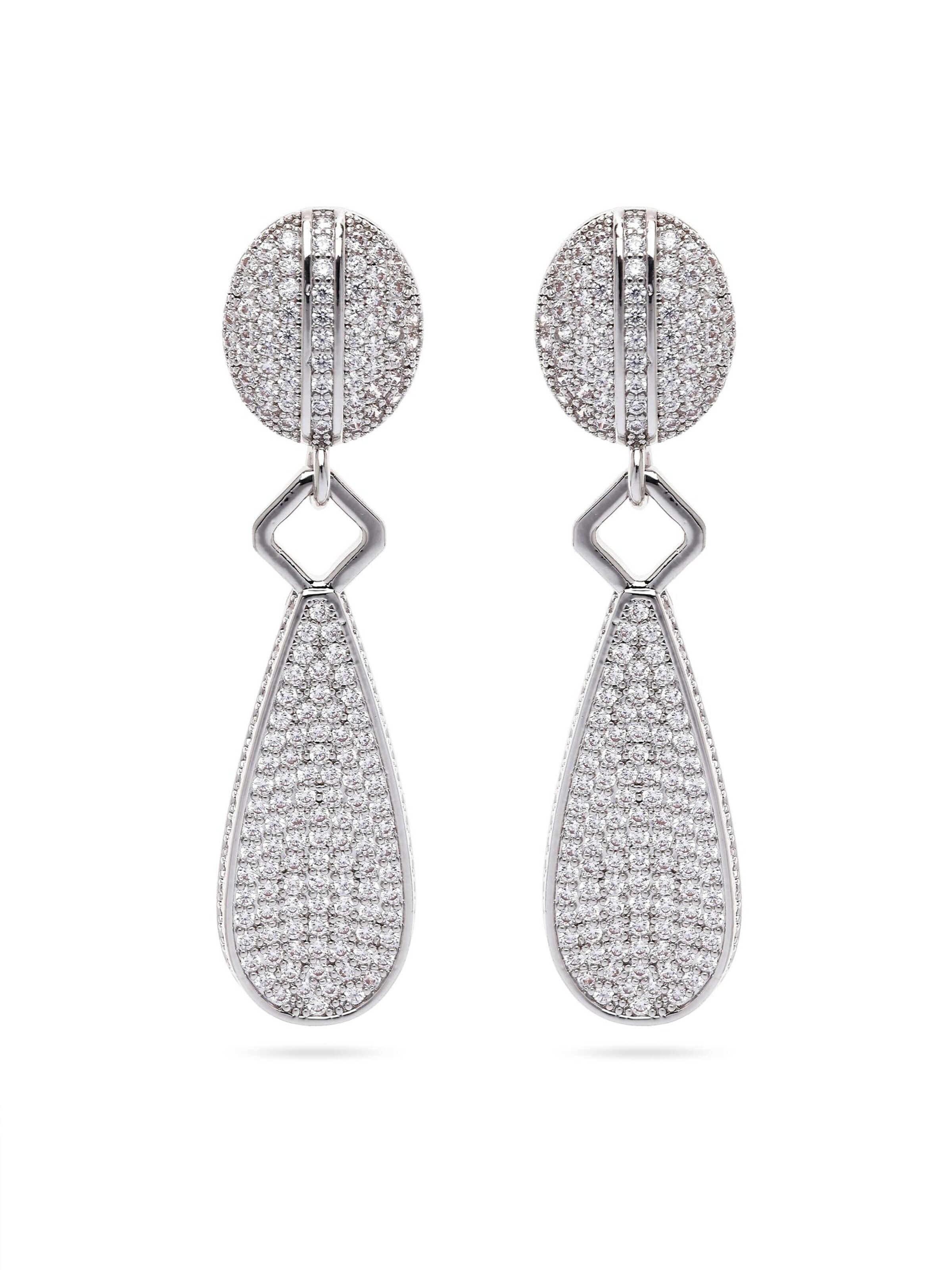 AVANT-GARDE PARIS Earrings 'Gabrielaa' in Silver: front