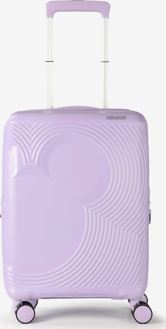 Trolley 'Mickey Magic ' di American Tourister in lilla: frontale
