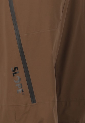 SLOPE Loosefit Skihose 'Zuki' in Braun