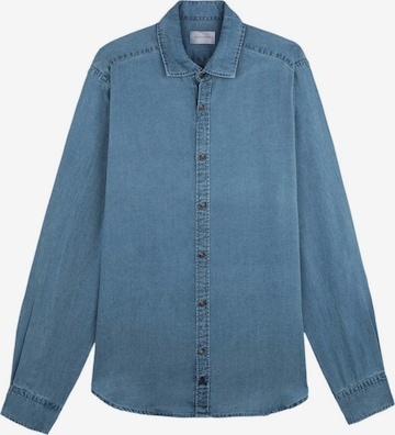 Scalpers Regular fit Button Up Shirt 'Ralph' in Blue: front