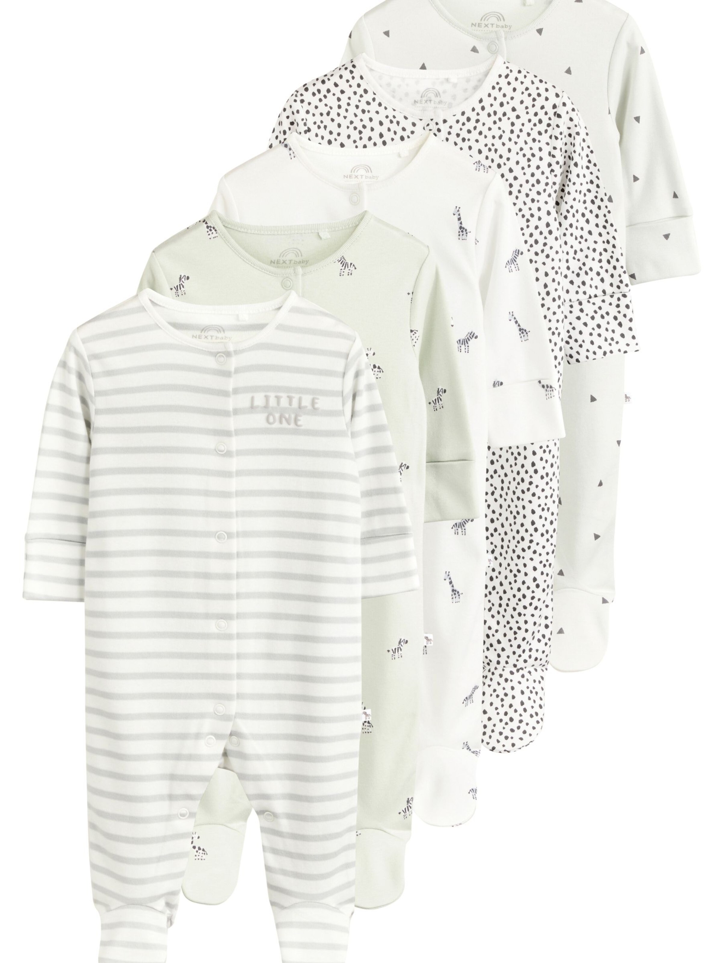 Next Pajac/bodi | zelena barva: sprednja stran