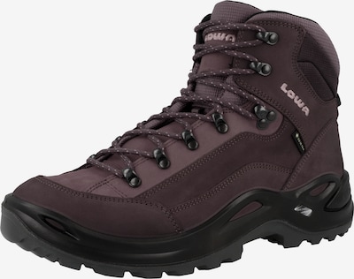 LOWA Boots 'Renegade' in de kleur Pruim / Mauve / Zwart, Productweergave
