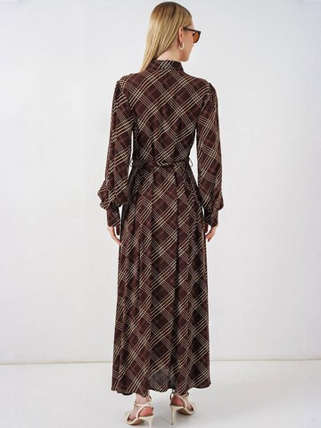 Bigdart Midi Kleid in Braun