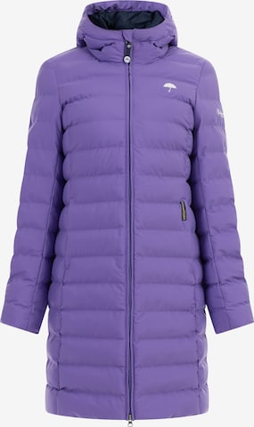 Manteau d’hiver 'Halee' Schmuddelwedda en violet : devant