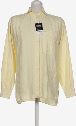 Van Laack Button Up Shirt in XS in Yellow: front
