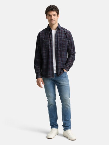 TOM TAILOR Regular Fit Hemd in Blau