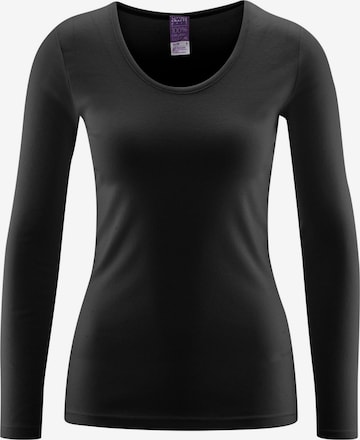 Living Crafts Undershirt 'JOHANNA' in Black: front