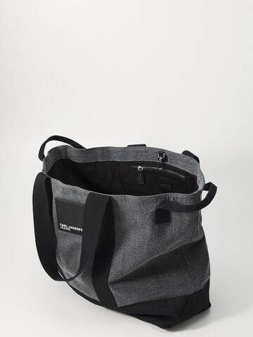 KARL LAGERFELD JEANS Μεγάλη τσάντα σε μαύρο: κορυφή