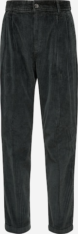 s.Oliver Tapered Pleat-Front Pants in Green: front