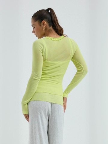 T-shirt Seamless Basic en jaune
