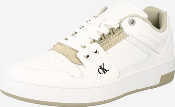 Calvin Klein Jeans - Zapatillas deportivas bajas en blanco: frente