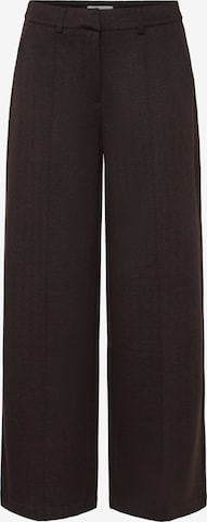 ICHI Bundfaltenhose 'KATE' in Schwarz: Vorderseite
