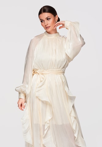 Ombre Avondjurk 'LA-OM-DLR301' in Beige