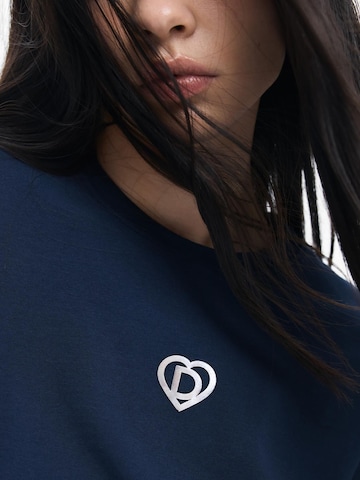 mėlyna Desigual Marškinėliai