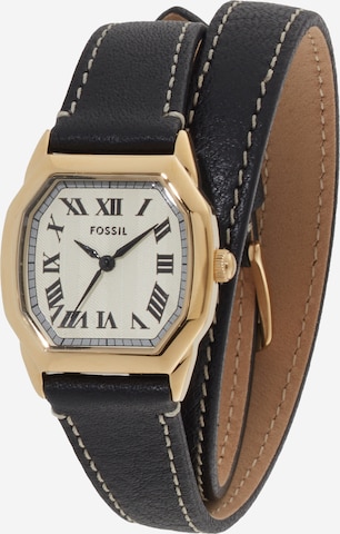 juoda FOSSIL Analoginis (įprasto dizaino) laikrodis 'Harlow': priekis