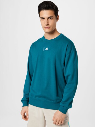 ADIDAS SPORTSWEAR Sport sweatshirt i blå: framsida