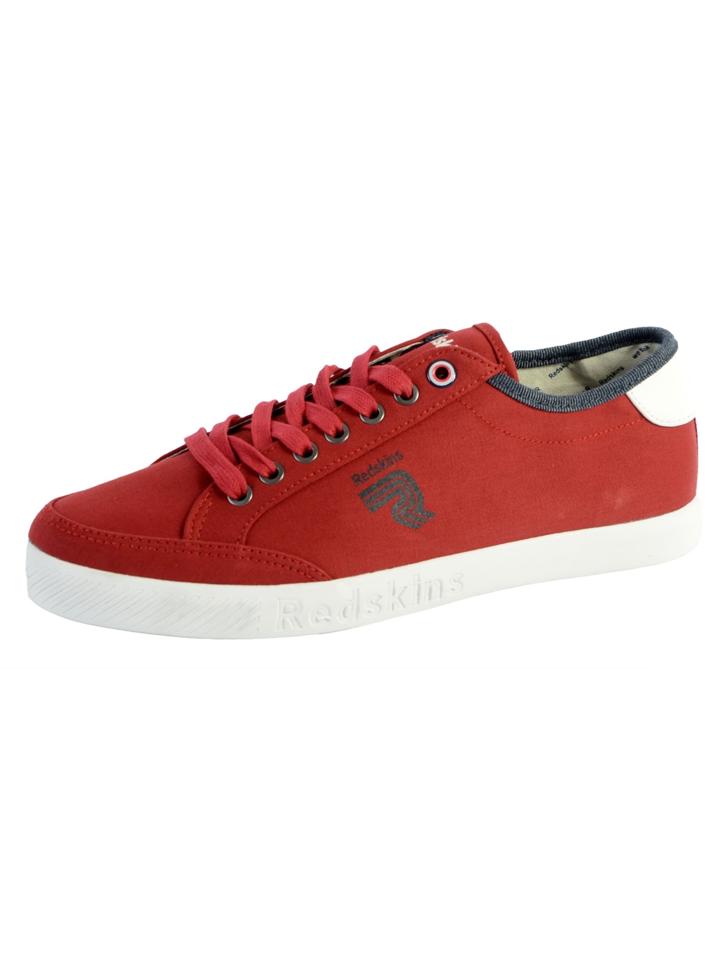 Chaussure de sport à lacets REDSKINS en rouge : devant